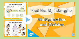 Fact Family Triangles Multiplication