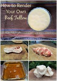 how to render beef tallow