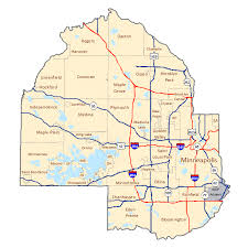Minnesota's capital city is saint paul. Hennepin County Maps