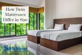 how twin mattresses differ in size