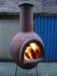 Custom Large Clay Chiminea Outdoor