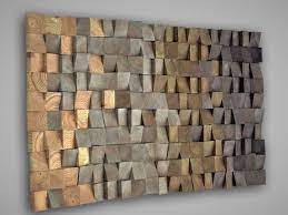 Wooden Mosaic Wall Decor Texture Wood