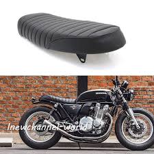 motorcycle cafe racer seat flat style