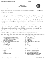 In this language arts worksheet, your child will read an informational passage and then answer questions about what happened and practice replacing descriptive words. Science Worksheet For 4th Grade Nidecmege