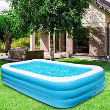 inflatable swimming pool family full