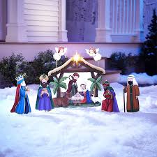 Lighted Nativity Yard Stakes Ltd