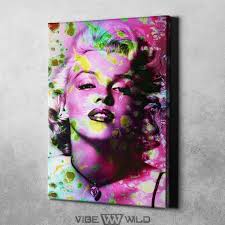 Marilyn Monroe Canvas Abstract Painting