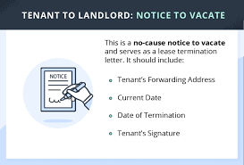 notice to vacate everything landlords