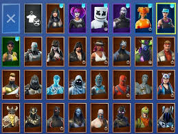 Fortnite Skin With Lots Of Rare Skins Selling Only For 100