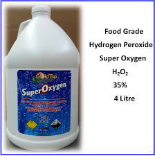 Hydrogen Peroxide 35 Food Grade 4 Litre Gold Top