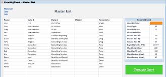 Organizational Chart Template Excel Excel Org Chart