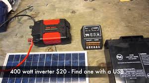 build your own solar power generator