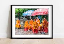 Vietnam Photography Print Buddhist Monk