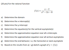 For The Rational Function X 2 F X