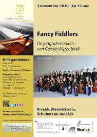 Beautiful played, fantastic group of youngsters, all students of coosje wijzenbeek, a very good teacher she must be. Activiteit Strijkersensemble Fancy Fiddlers