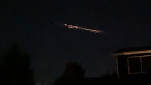 Likely Rocket Debris Lights Up Skies