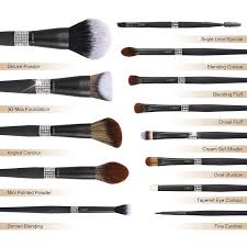 loryp glitter crystal makeup brushes