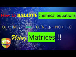 Balancing Chemical Equation Using