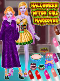 halloween witch makeover on the