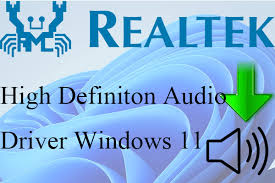realtek high definition audio driver