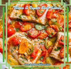 tilapia in tomato basil sauce