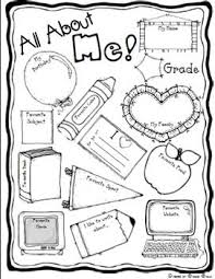 Welcome to esl printables, the website where english language teachers exchange resources: Free All About Me Back To School Poster School Posters First Day Of School Activities Beginning Of School