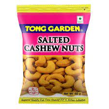 tong garden salted cashew nuts tong