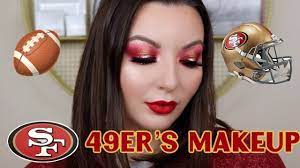 super bowl makeup tutorial