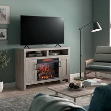 Electric Fireplace Grey 2408fm