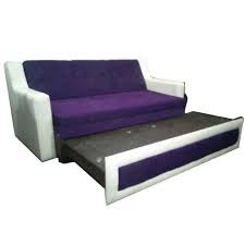 leather 3 seater folding sofa bed