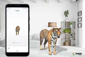 You may have to move your camera around a bit to give google an idea of the space you're working with, but your animal of choice should appear before. How To View Google 3d Animals In Your Room Ar Feature