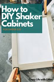 adding trim to cabinets for shaker
