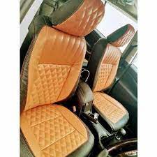 Designer Brown Car Leather Seat Cover
