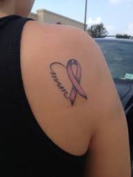 Ribbon cancer tattoos with butterfly wings. Pin On Tattoo Ideas