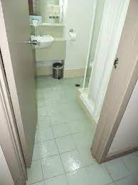 room237 bathroom during burst pipe leak