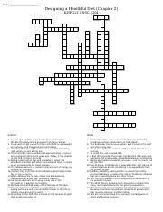 chapter 2 crossword puzzle pdf name