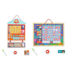 Us 16 09 24 Off New Educational Magnetic Responsibility Chart Playboard For Children Baby Wooden Behavior Record Board Toy With Magnets In Calendar