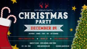 Free Christmas Party Invitations Postermywall