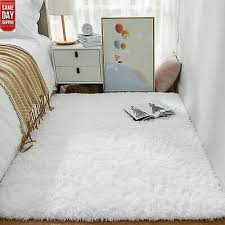 new white rugs for bedroom fluffy fuzzy