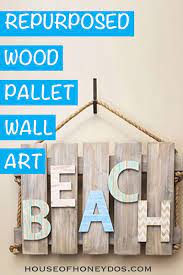 Diy Wood Pallet Wall Art With Rustic