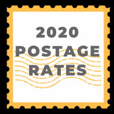 2020 Postage Chart Ready For Download