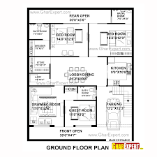 house plan for 40 feet by50 feet plot