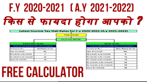income tax calculation 2021 22