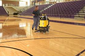 maintaining gym floors clean hardwood