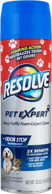 resolve pet expert foam carpet cleaner
