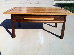 Walnut And Cherry Coffee Table By