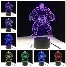Marvel S Legends The Avengers Super Hero 3d Hulk Rgb Night Light Ful Gradient Led Desk Table Lamp Boy Man Kids Xmas Holiday Toy Gifts Odd Things Catalog Odd Toys From Sozyluo 6 5