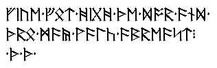 The letters are simple and narrow. Runes In The Hobbit