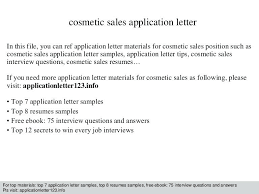 Company Visit Request Letter Resume Objective Cosmetic Sales