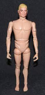 GI Joe 1964 1960s Nude Figure Blonde TM Heavy Eyeliner | eBay